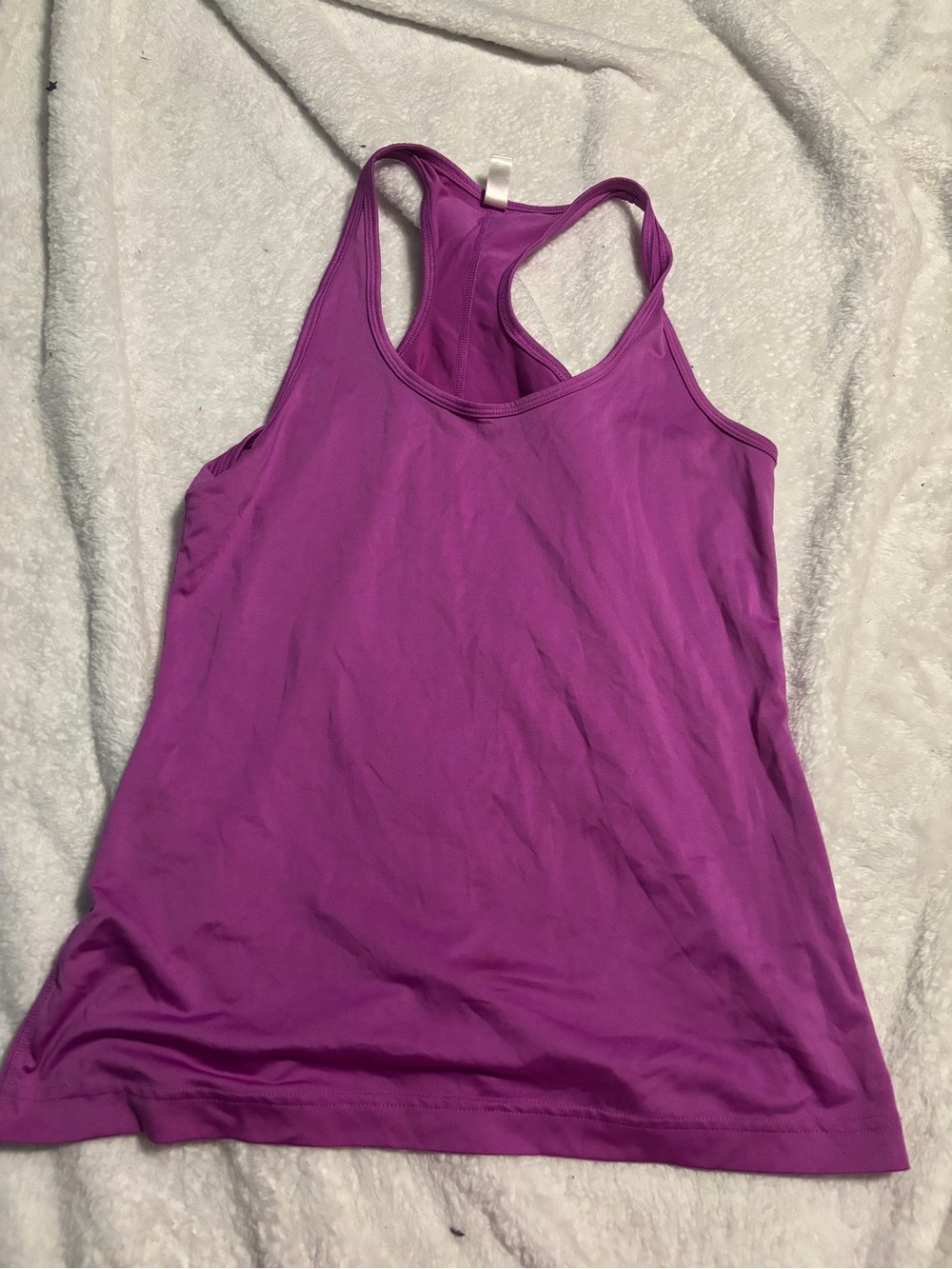 GAP Women's Racerback Tank Top in Magenta